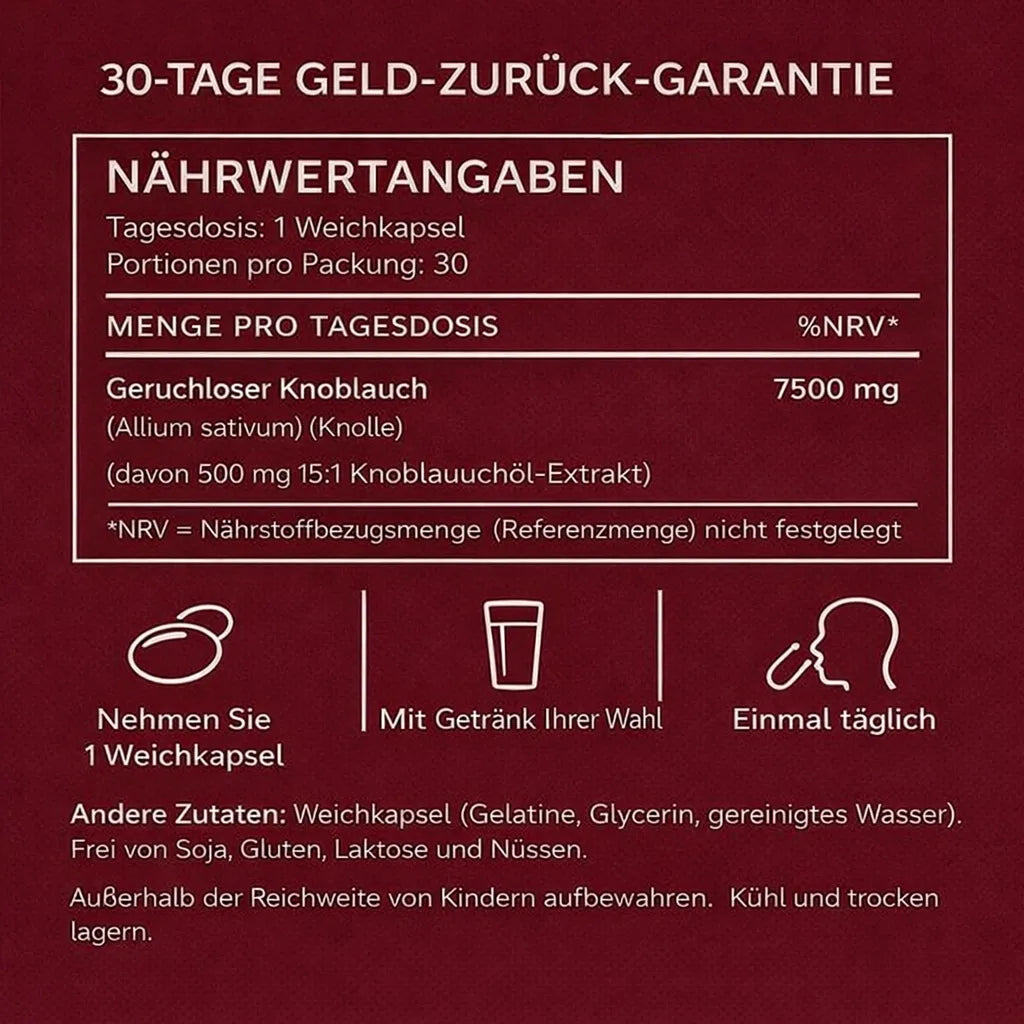Gereifter Knoblauchextrakt 7.500mg